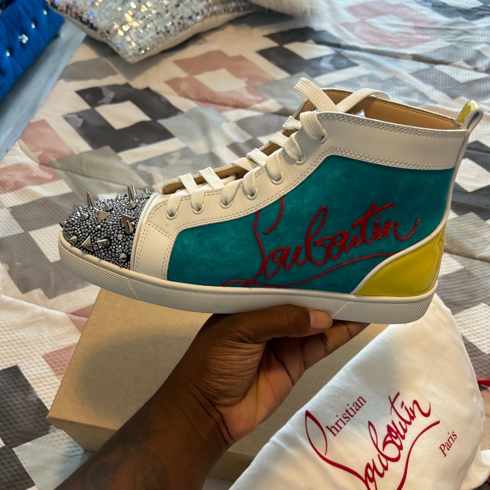 Christian louboutin spiked sneakers